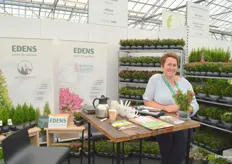 Renate of German tree nursery Aflora, which works together with breeder Edens Plants & Creations, among others